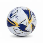 White, Blue, and Yellow Soccer Ball - Official Match Ball Size 5 - Image 2