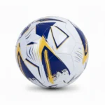 White, Blue, and Yellow Soccer Ball - Official Match Ball Size 5 - Image 3